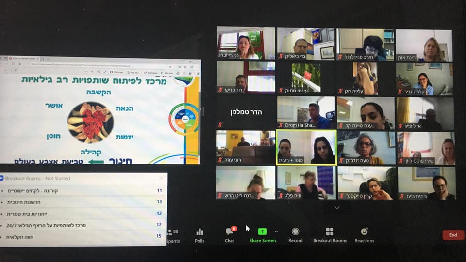 נפגשים בזום