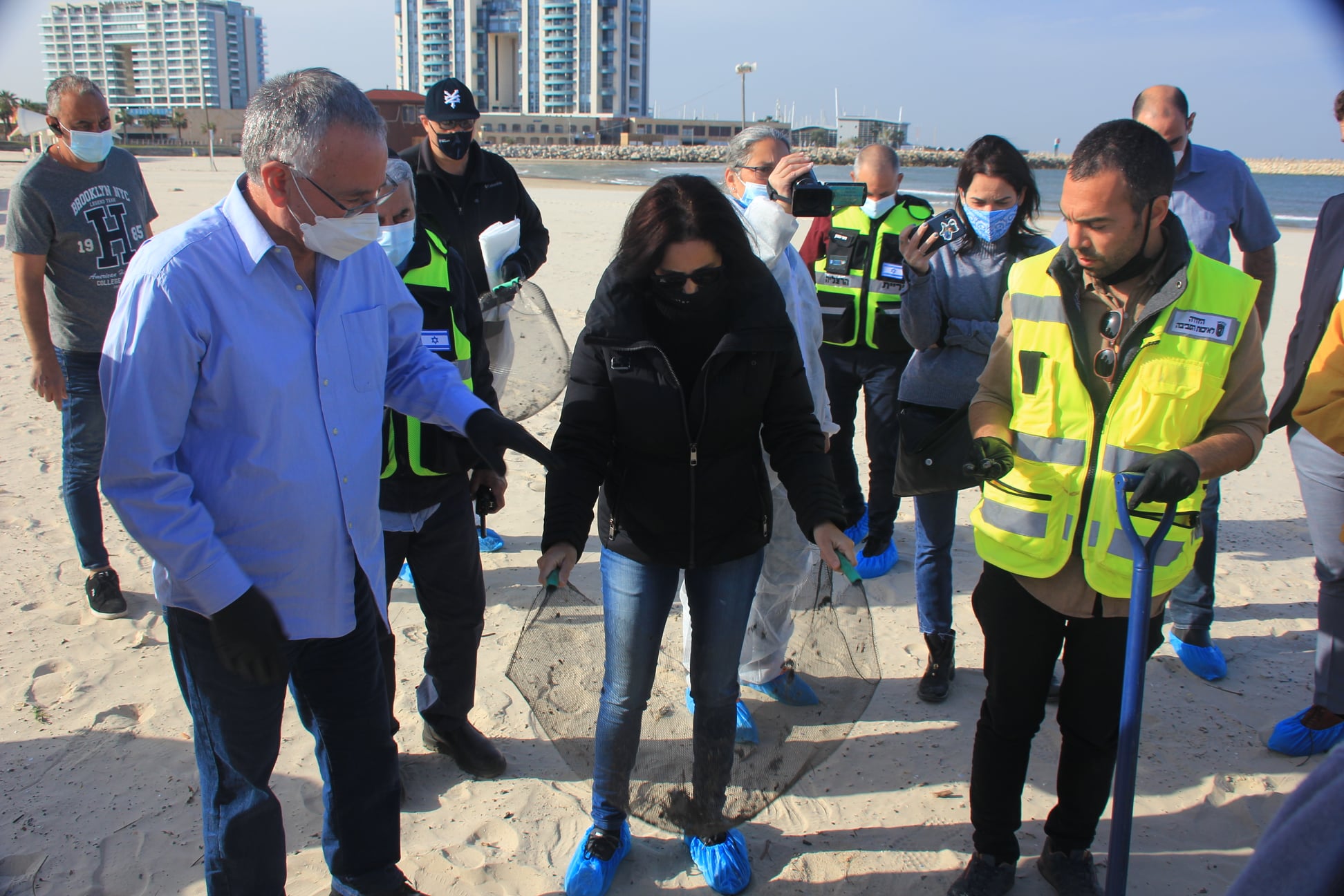 ראש המועצה במפגש ראשי רשויות השרון בחוף הרצליה