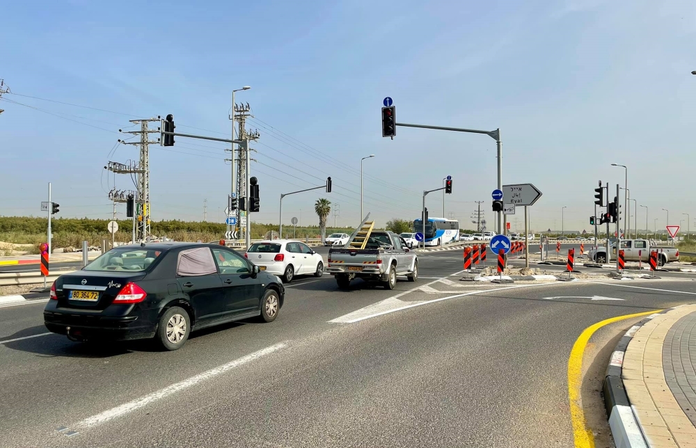 הרמזור החדש בצומת אייל