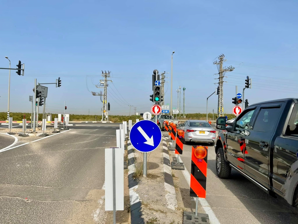 הרמזור החדש בצומת אייל