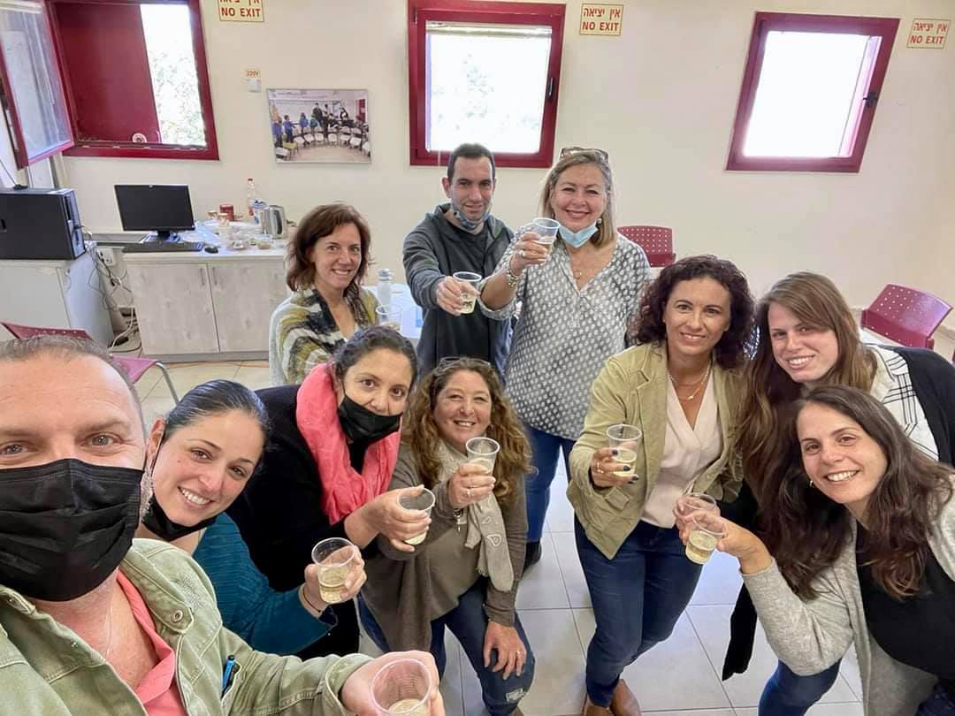 משתתפי תוכנית סמינר הקיבוצים באירוע סיום מחזור א