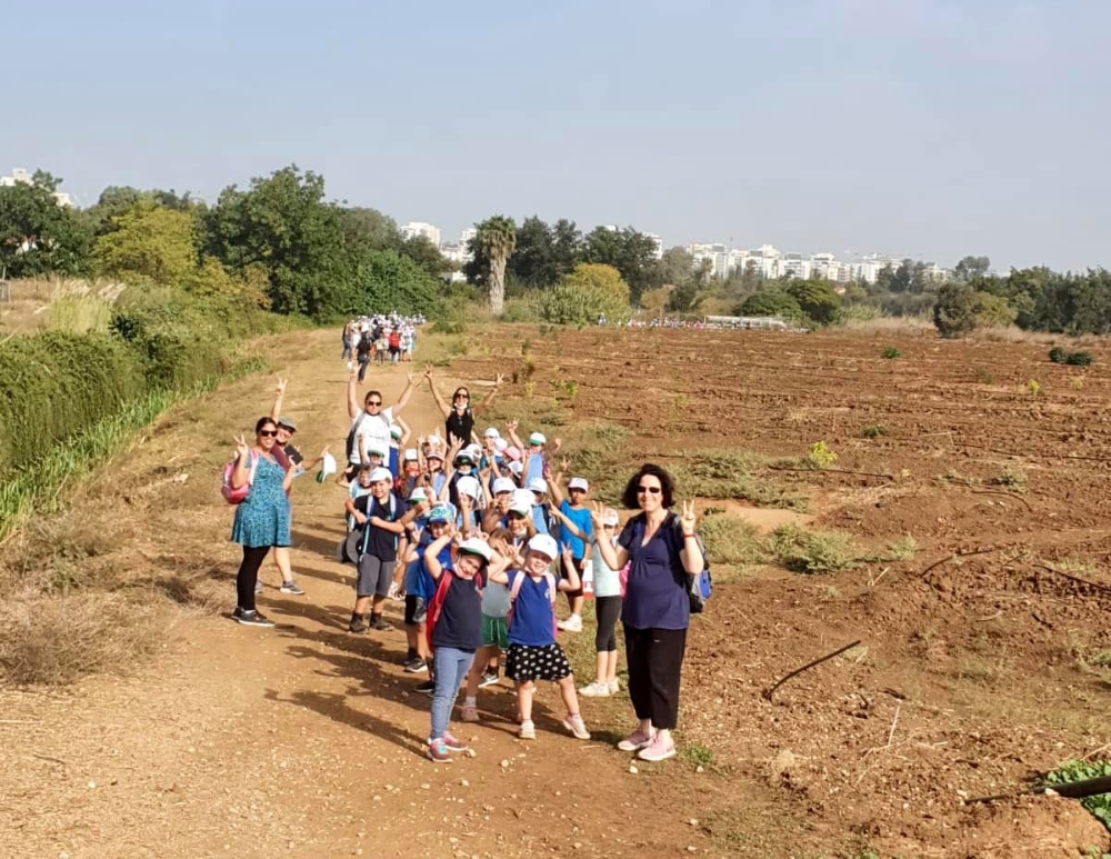 תלמידי המועצה ביום ההליכה העולמי