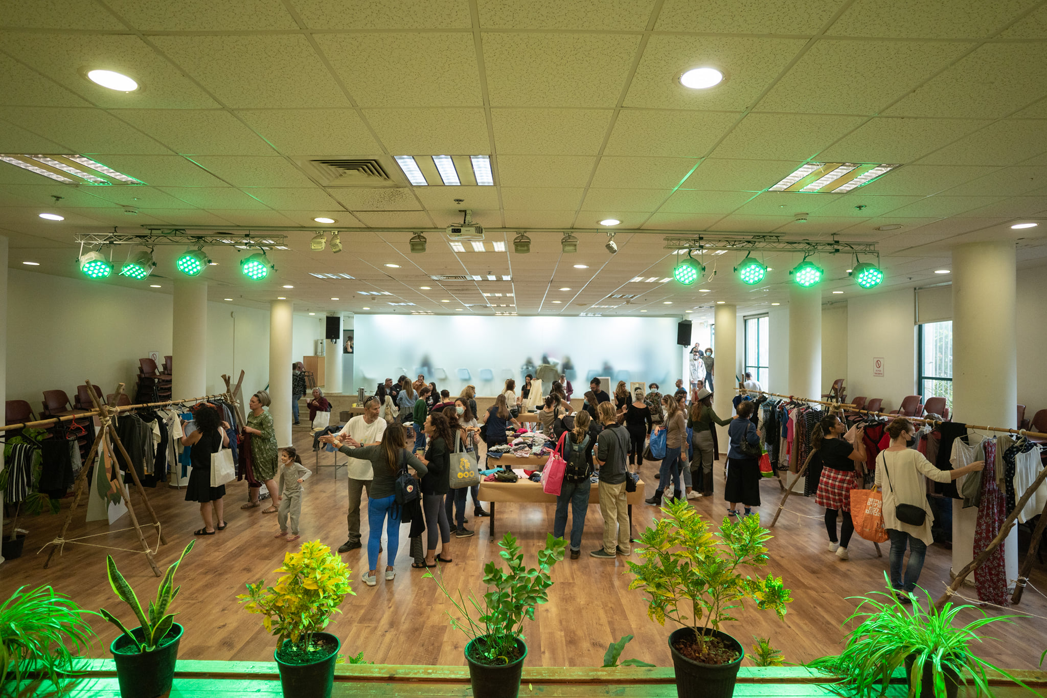 הפנינג גרין פריידי באולם הכנסים במועצה