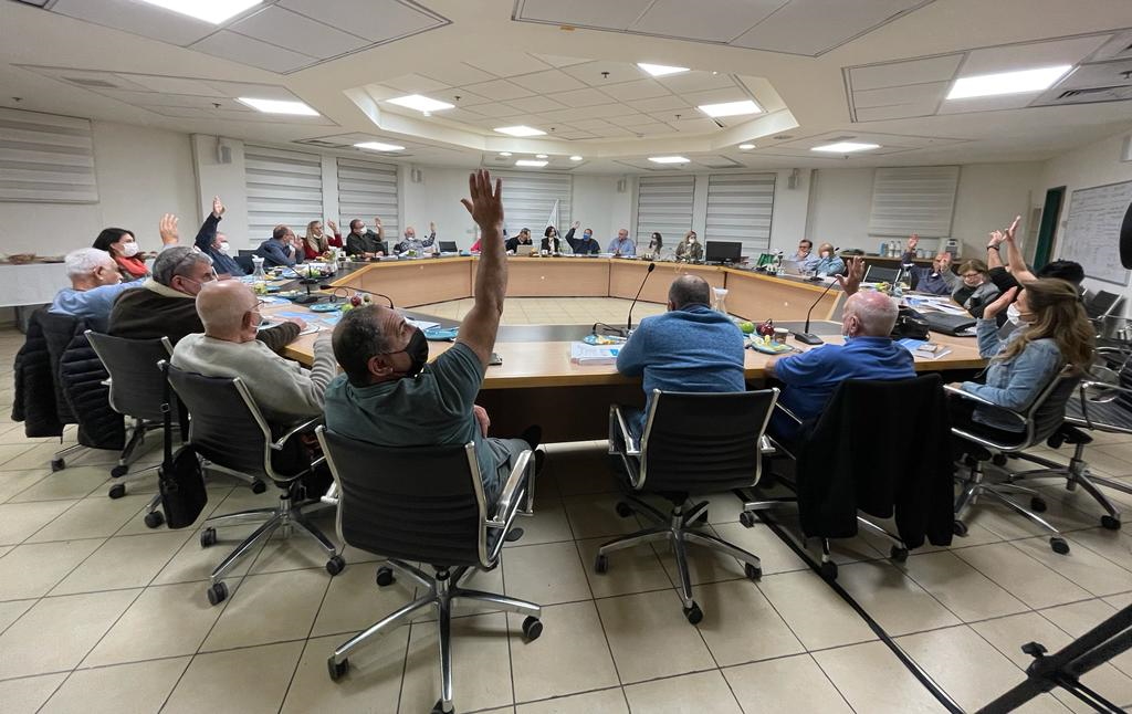 ישיבת המליאה לאישור תקציב 2022