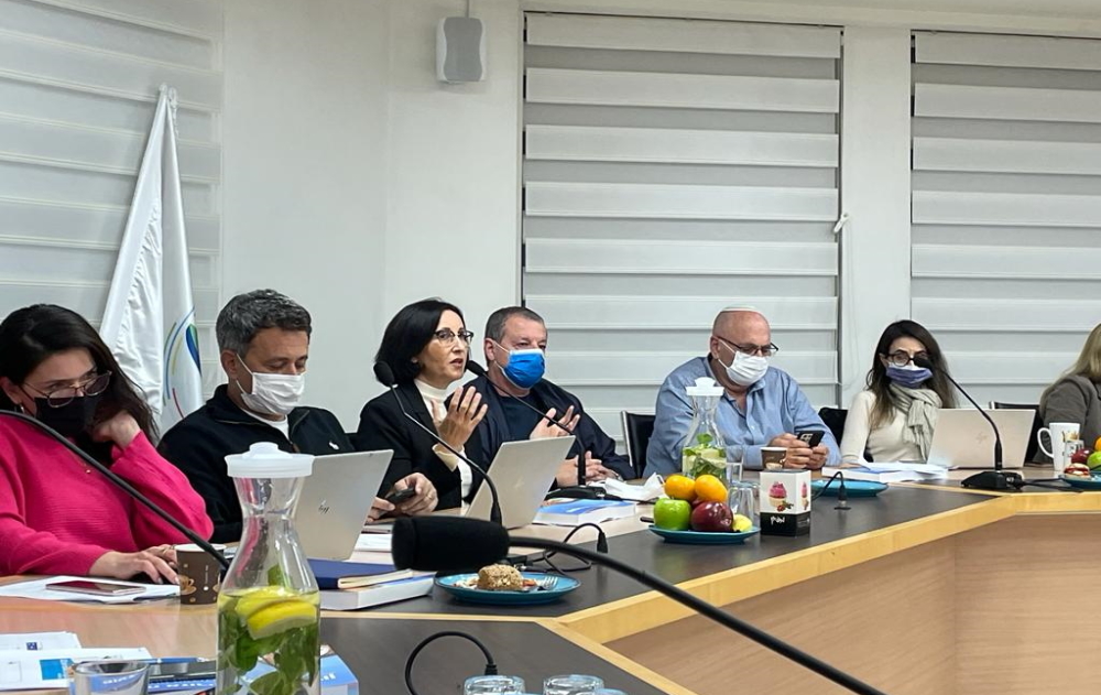 ראש המועצה בישיבת המליאה לאישור התקציב