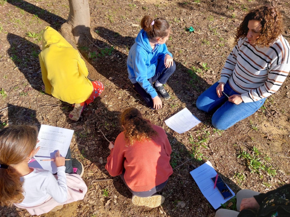 פעילות הורים וילדים בטבע בנושא קיימות וחדשנות