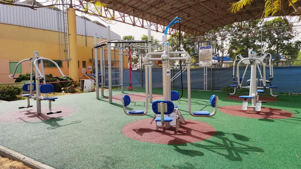 מתקני ספורט וכושר חדשים בבית חינוך ירקון בדרום השרון