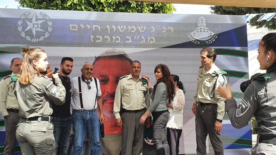  טקס הענקת הדרגות למשק המועצה שמשון חיים