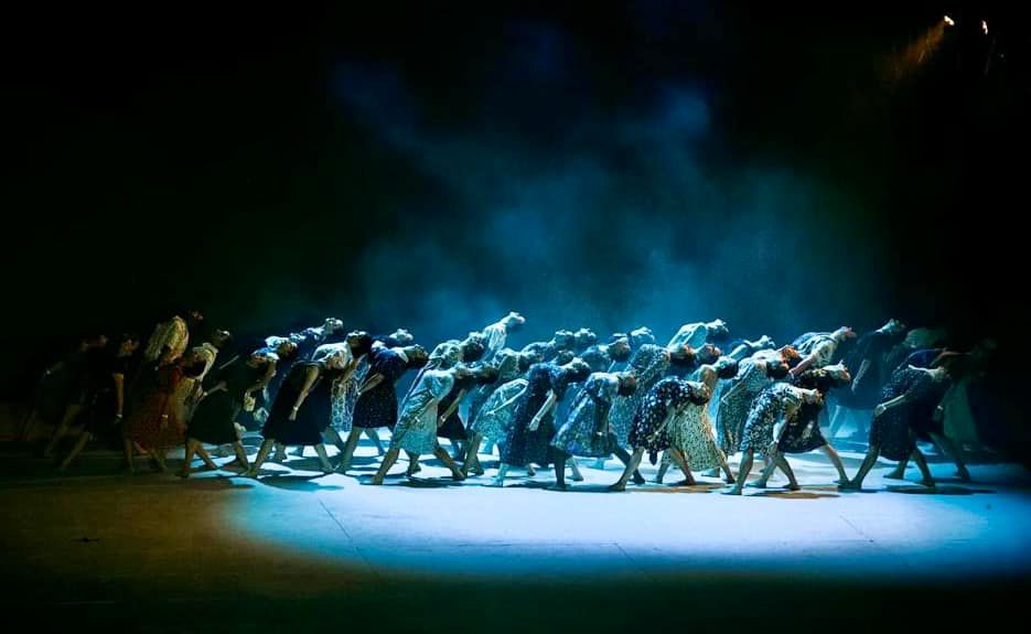 להקות המחול דרום השרון בהופעה בפסטיבל המחולות בכרמיאל