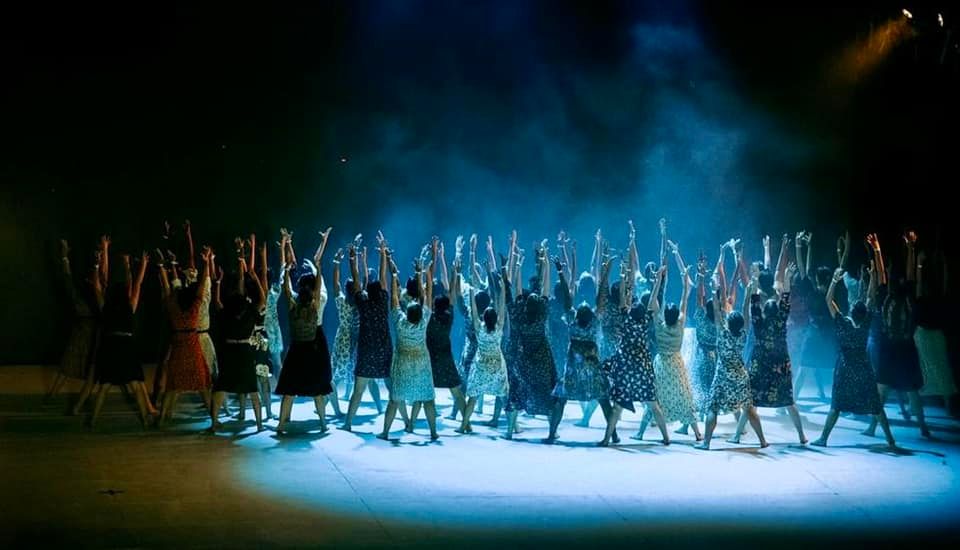 להקות המחול דרום השרון בהופעה בפסטיבל המחולות בכרמיאל