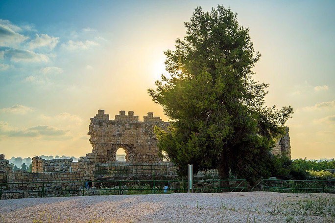 מבצר תל אפק בגן לאומי ירקון דרום השרון