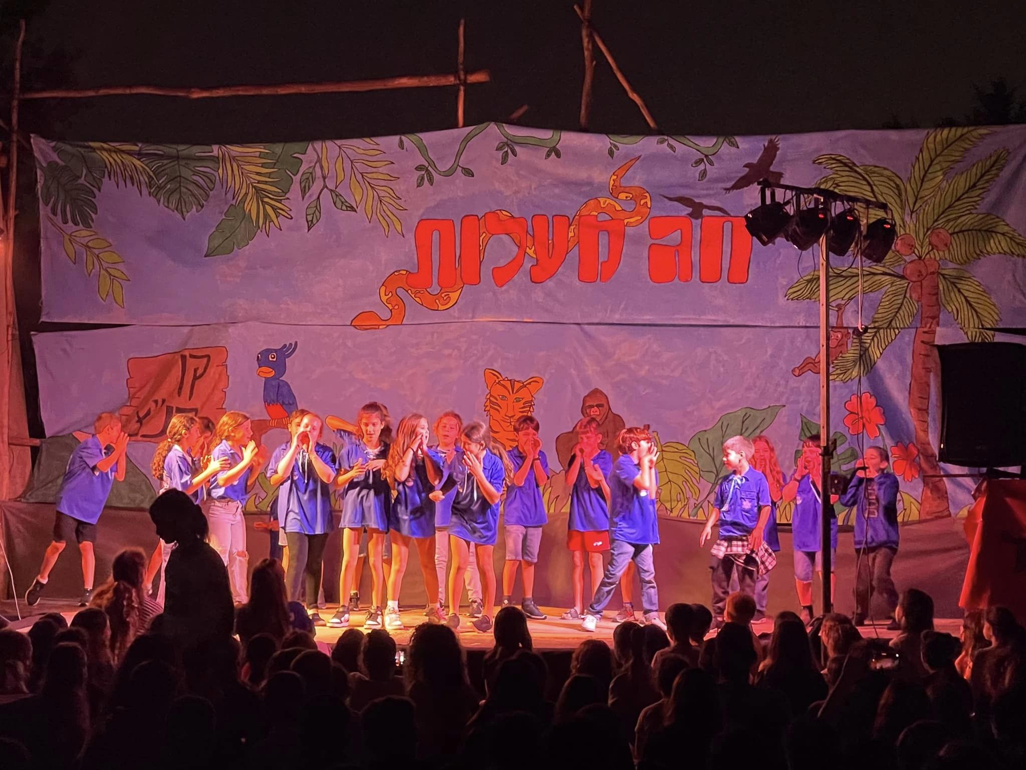 מופע מוזיקליי באירוע פתיחת שנה בתנועות הנוער ביישובי דרום השרון