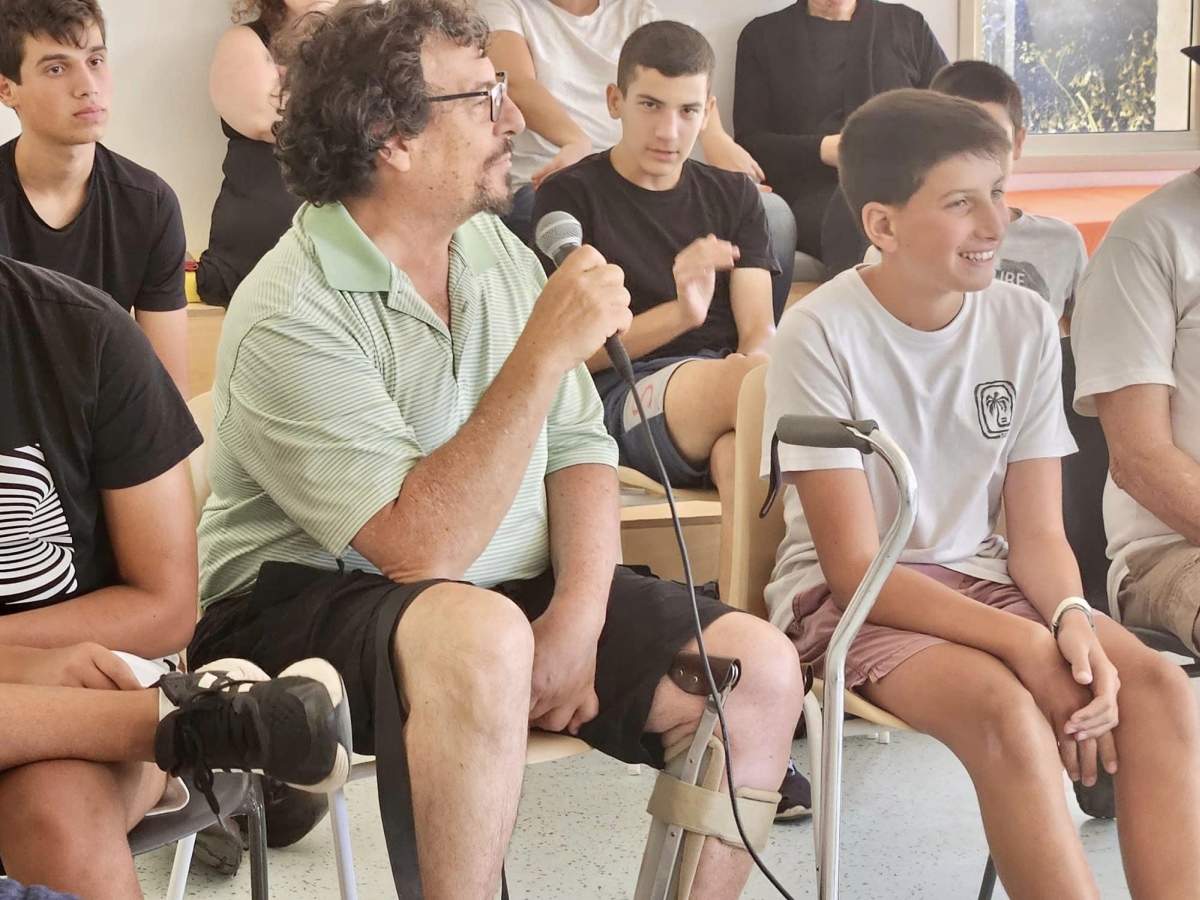 תמונות ממפגש מועדון דרום השרון קהילת נכים במועצה בבית הספר עמי אסף