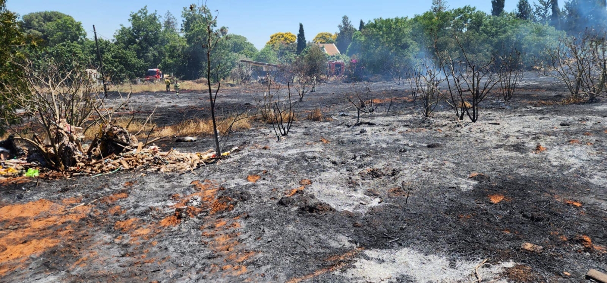 תמונות משריפות ברחבי המועצה