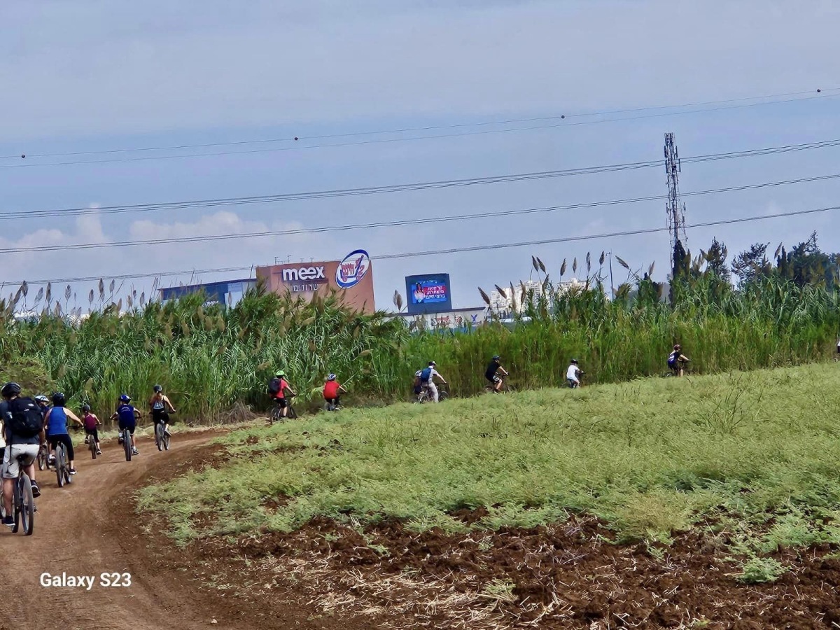 תמונות מטיול האופנים בירקון