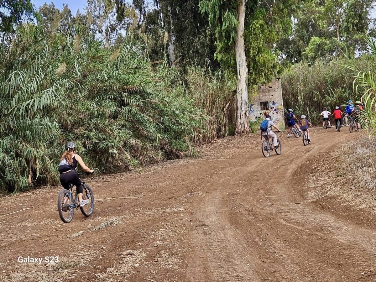 תמונות מטיול האופנים בירקון