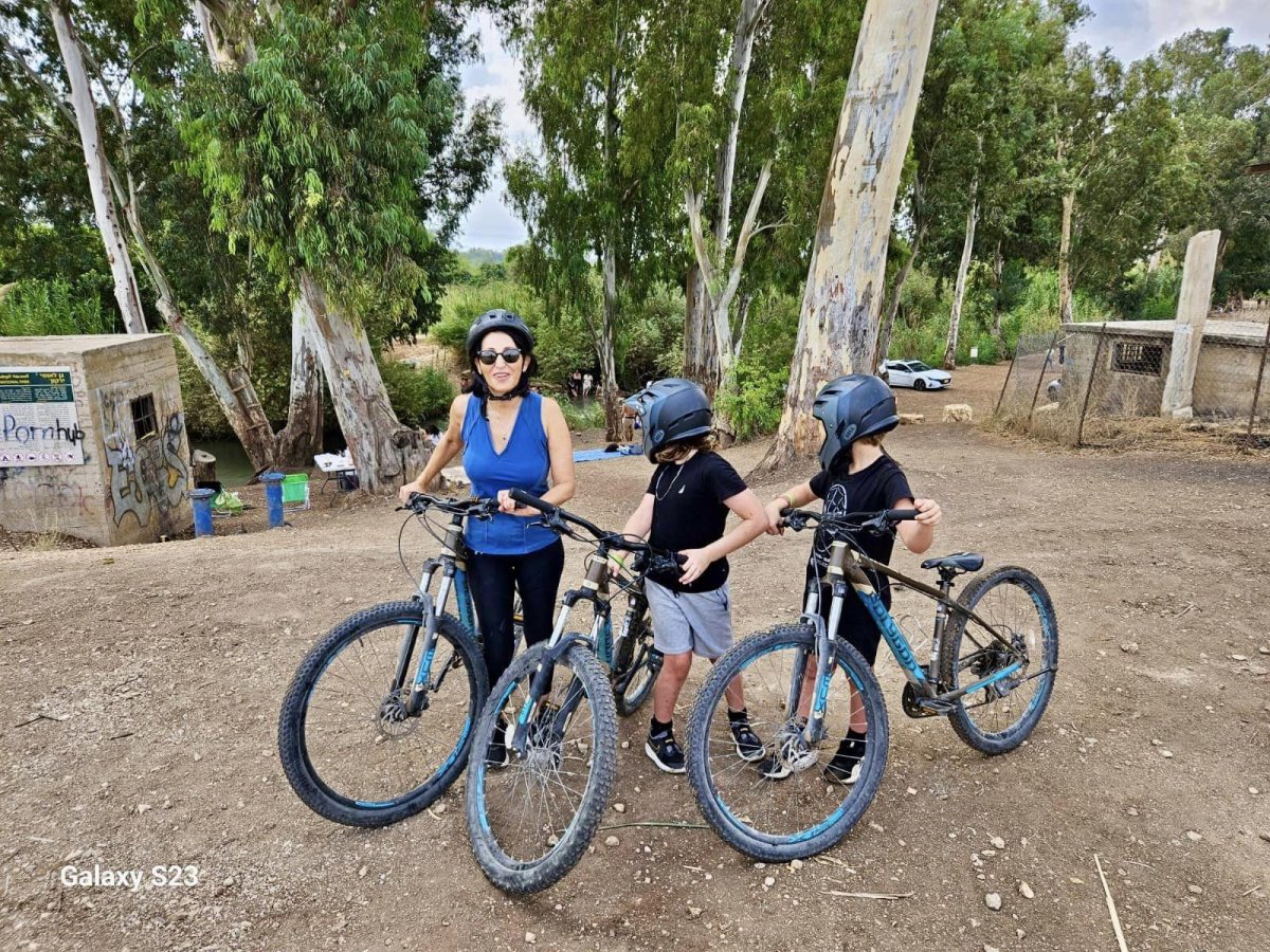 תמונות מטיול האופנים בירקון