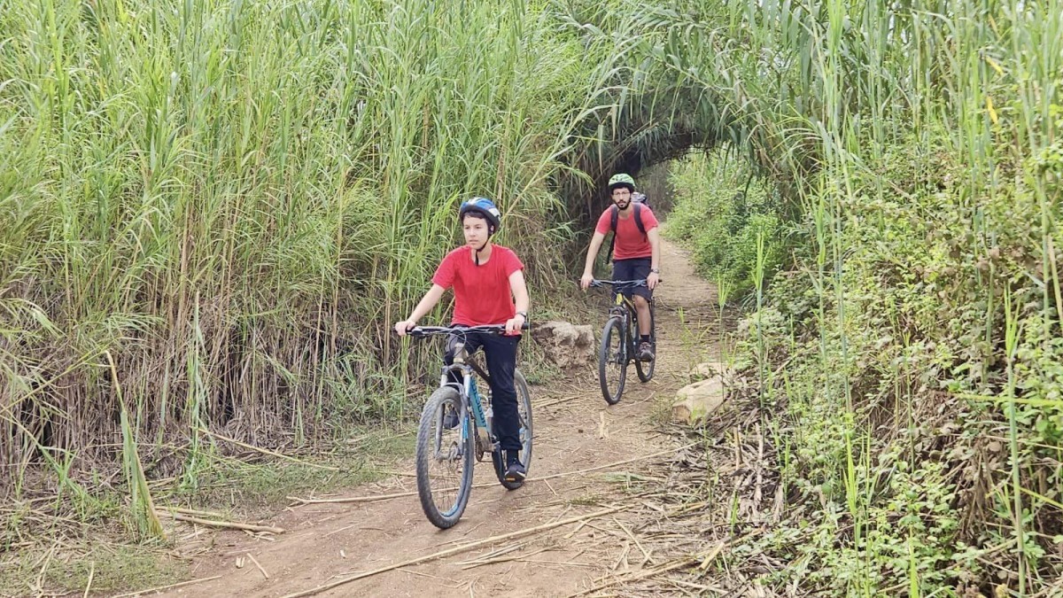 תמונות מטיול האופנים בירקון