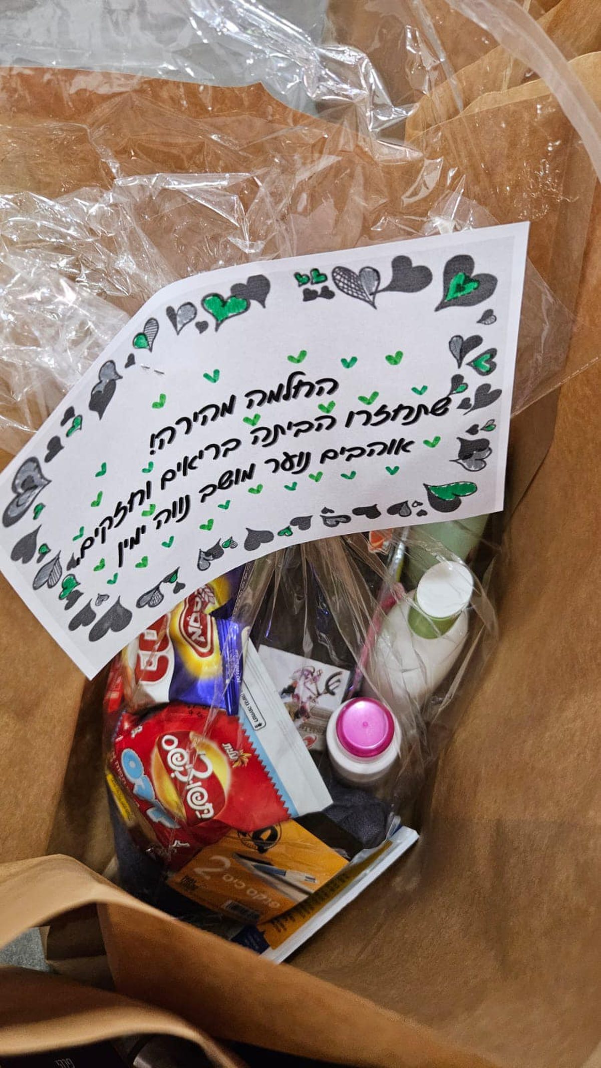 תמונה של בני ובנות הנוער חניכי התנועה החדשה מנווה ימין, בביקור במרכז השיקום לנפגעי המלחמה בביה״ח תל השומר