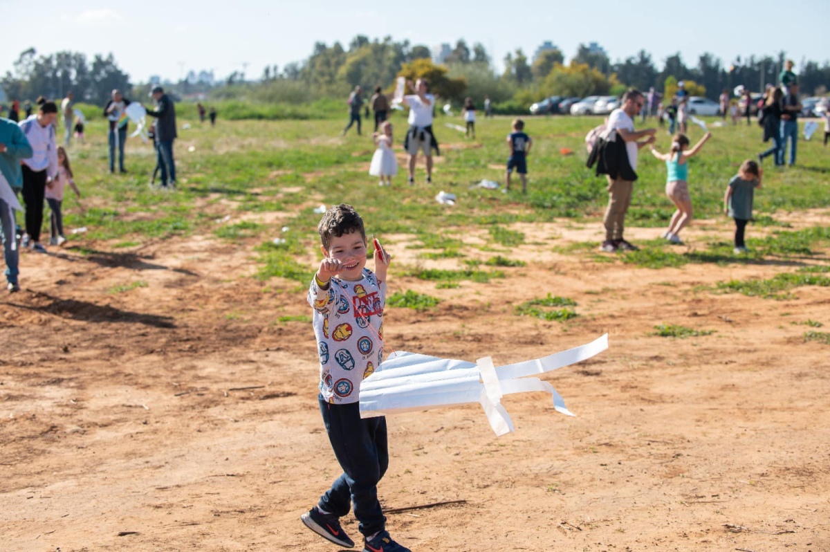 תמונות מאירוע עפיפונים בדרום השרון