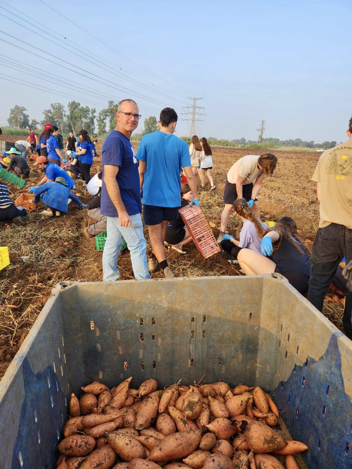 תושבות ותושבי דרום השרון מתגייסים בצו 8 לחקלאות
