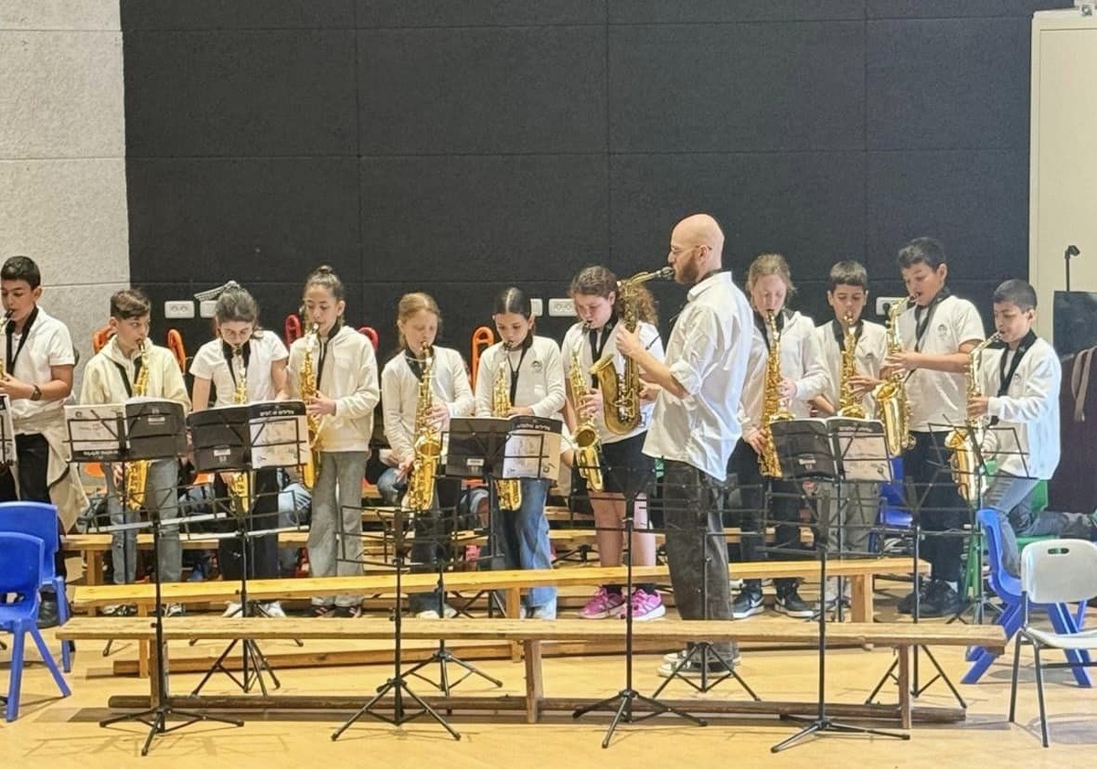 תמונות מהקונצרט הראשון של פרויקט ביה”ס המנגן שלנו