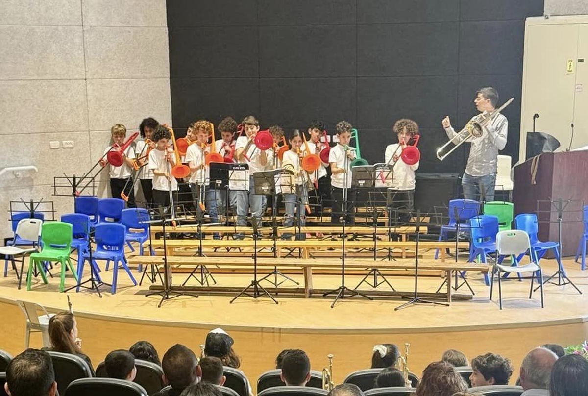 תמונות מהקונצרט הראשון של פרויקט ביה”ס המנגן שלנו
