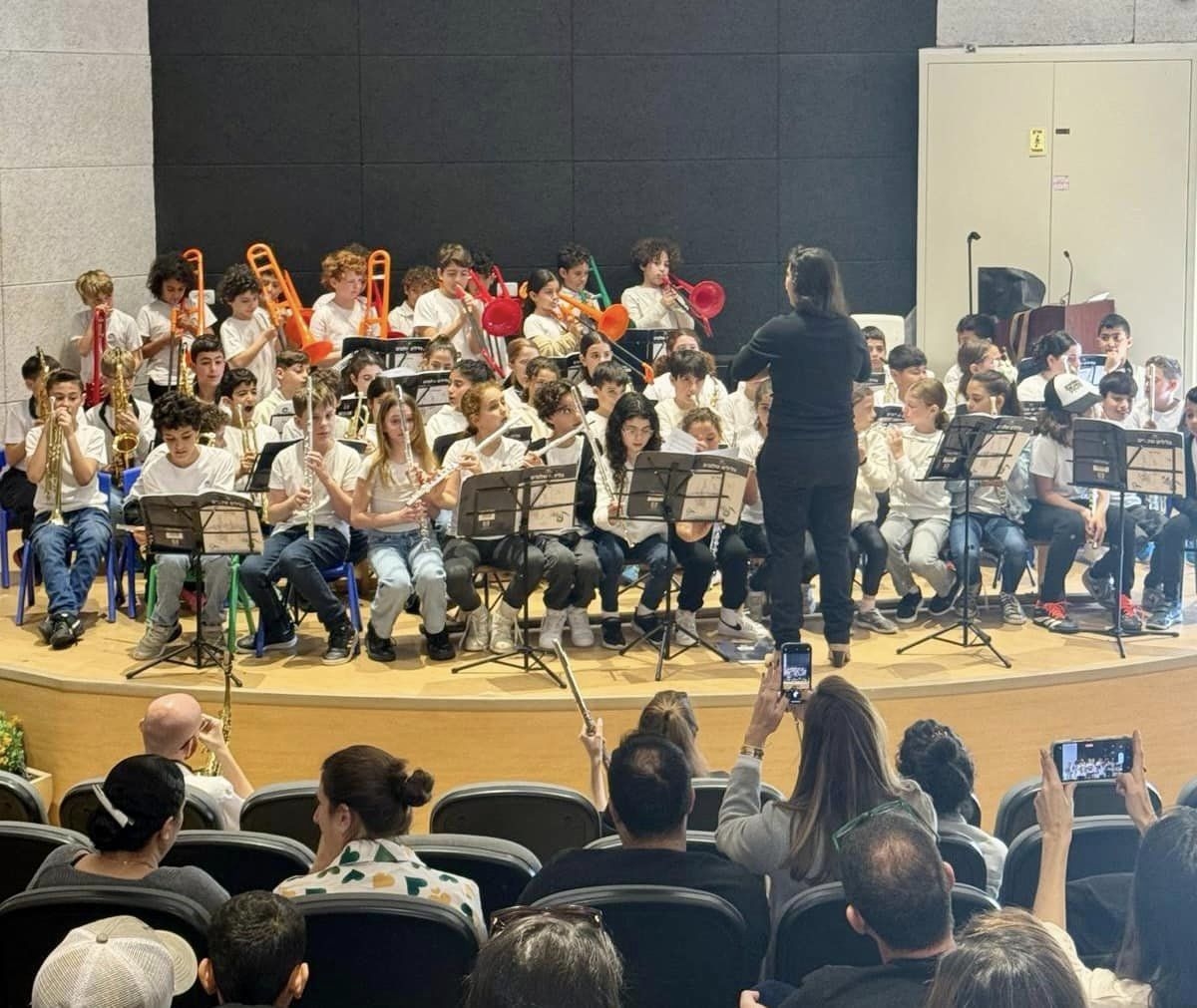 תמונות מהקונצרט הראשון של פרויקט ביה”ס המנגן שלנו