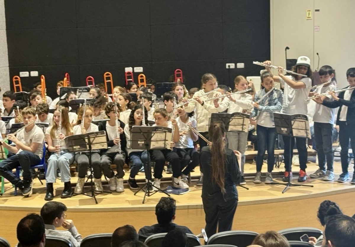 תמונות מהקונצרט הראשון של פרויקט ביה”ס המנגן שלנו