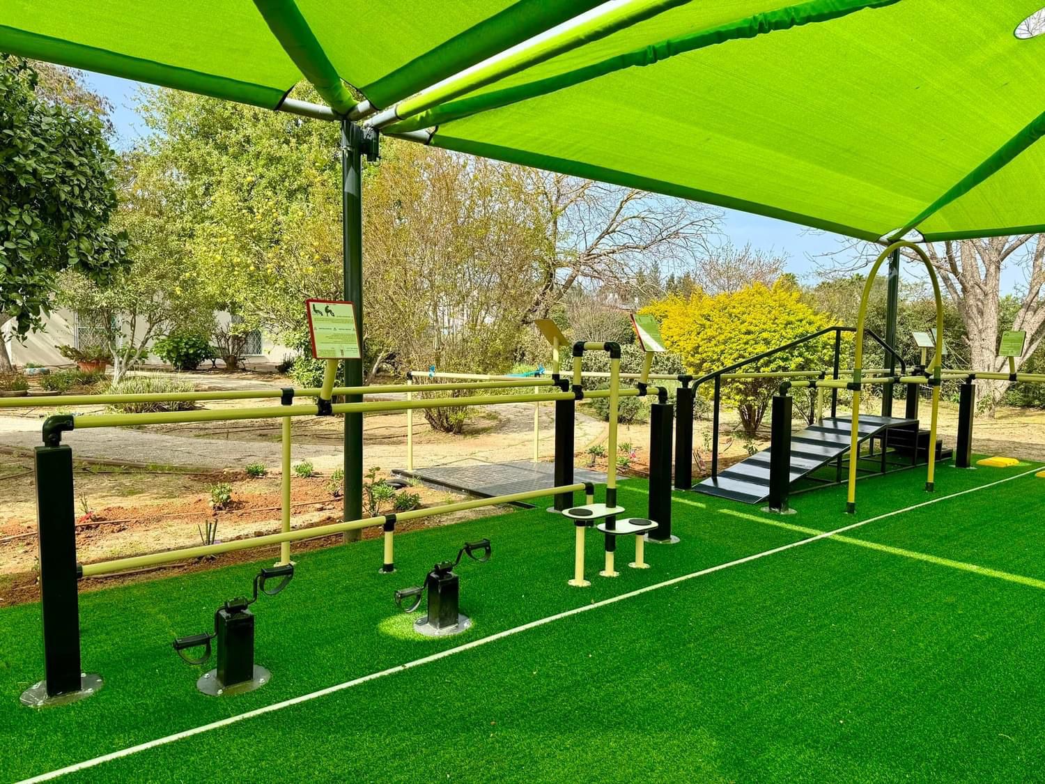 תמונה ממתחם הכושר לגיל השלישי