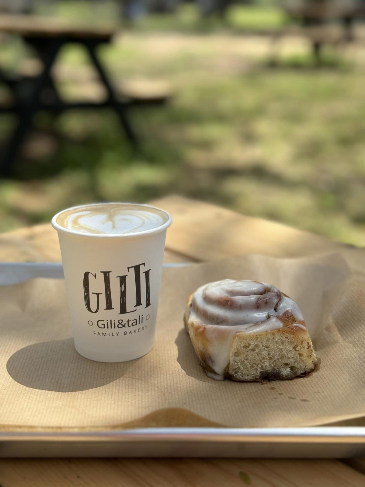 תמונות של עגלת הקפה החדשה GILTI במושב עדנים