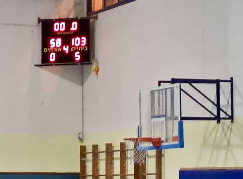 תמונות ממשחק האליפות של קבוצת הכדורסל שלנו ממתן