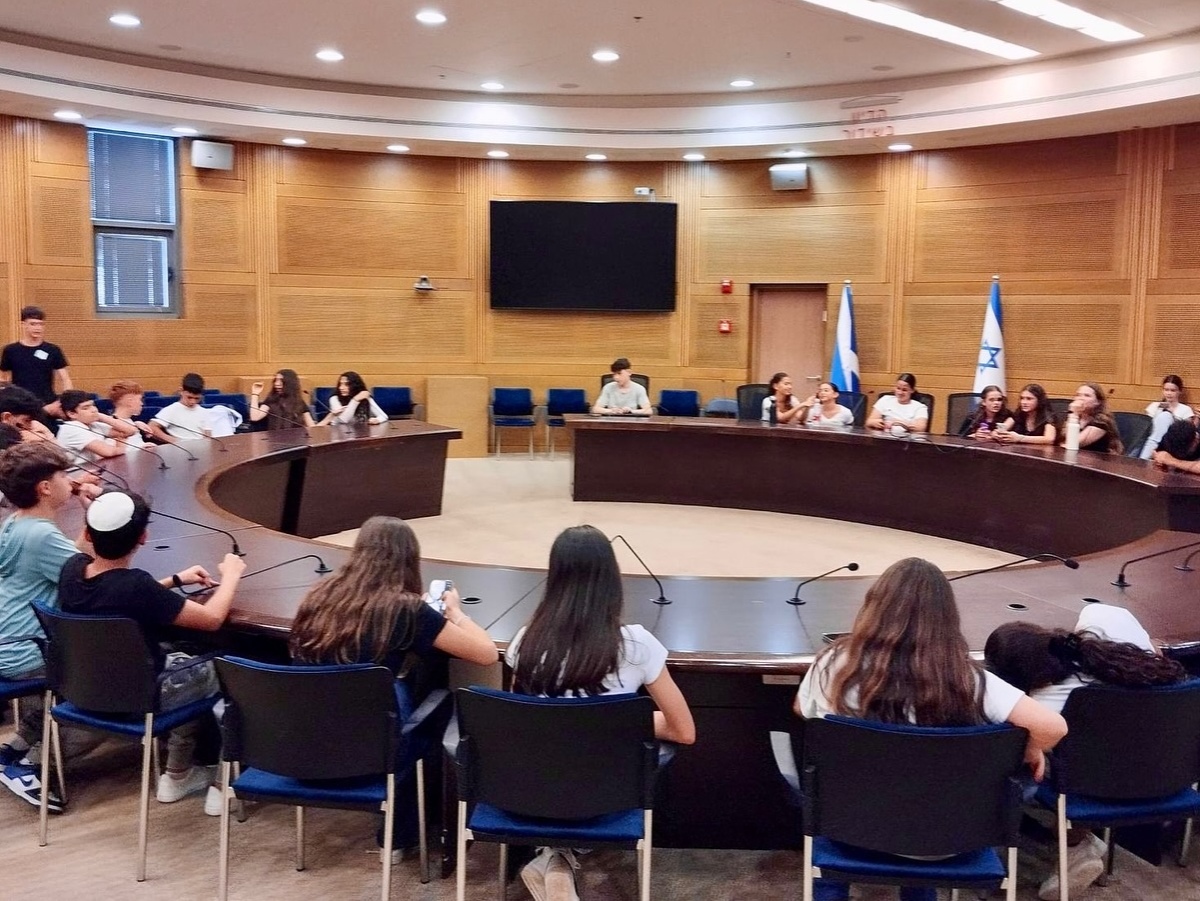 ​​​​​​​תמונות מביקור תלמידי חטיבת הנעורים בכנסת ישראל