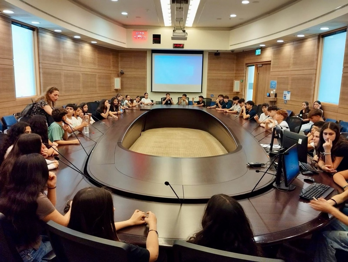 ​​​​​​​תמונות מביקור תלמידי חטיבת הנעורים בכנסת ישראל