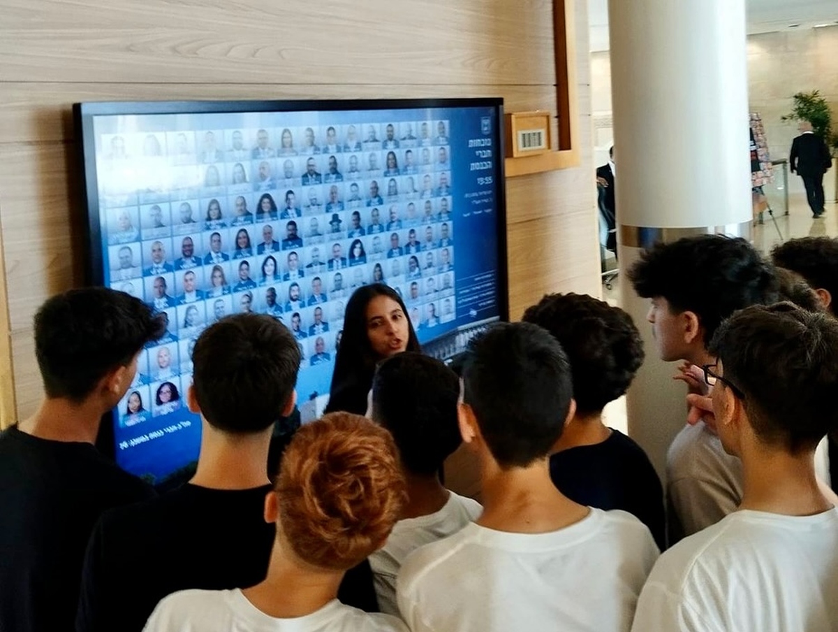 ​​​​​​​תמונות מביקור תלמידי חטיבת הנעורים בכנסת ישראל