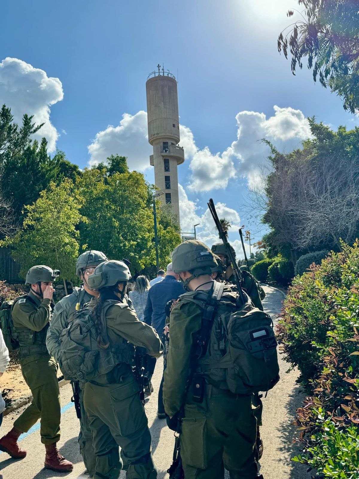 תמונה מהסיור הביטחוני במתן