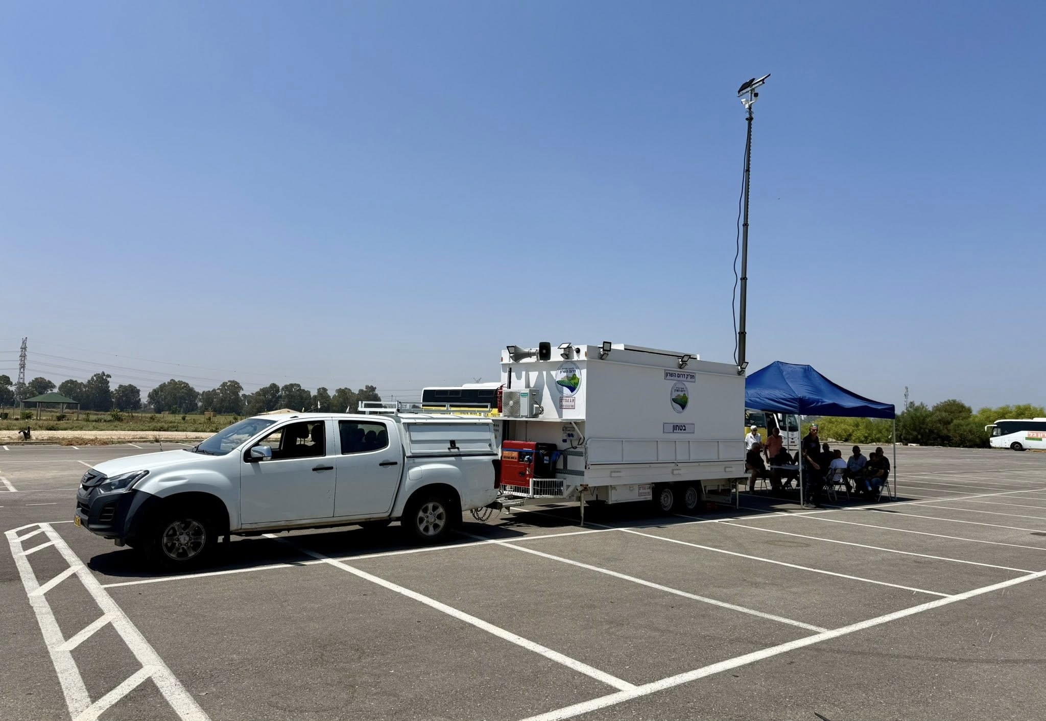 תמונות מהקפצת תרגול לתרחיש של נפילת טיל ביישוב