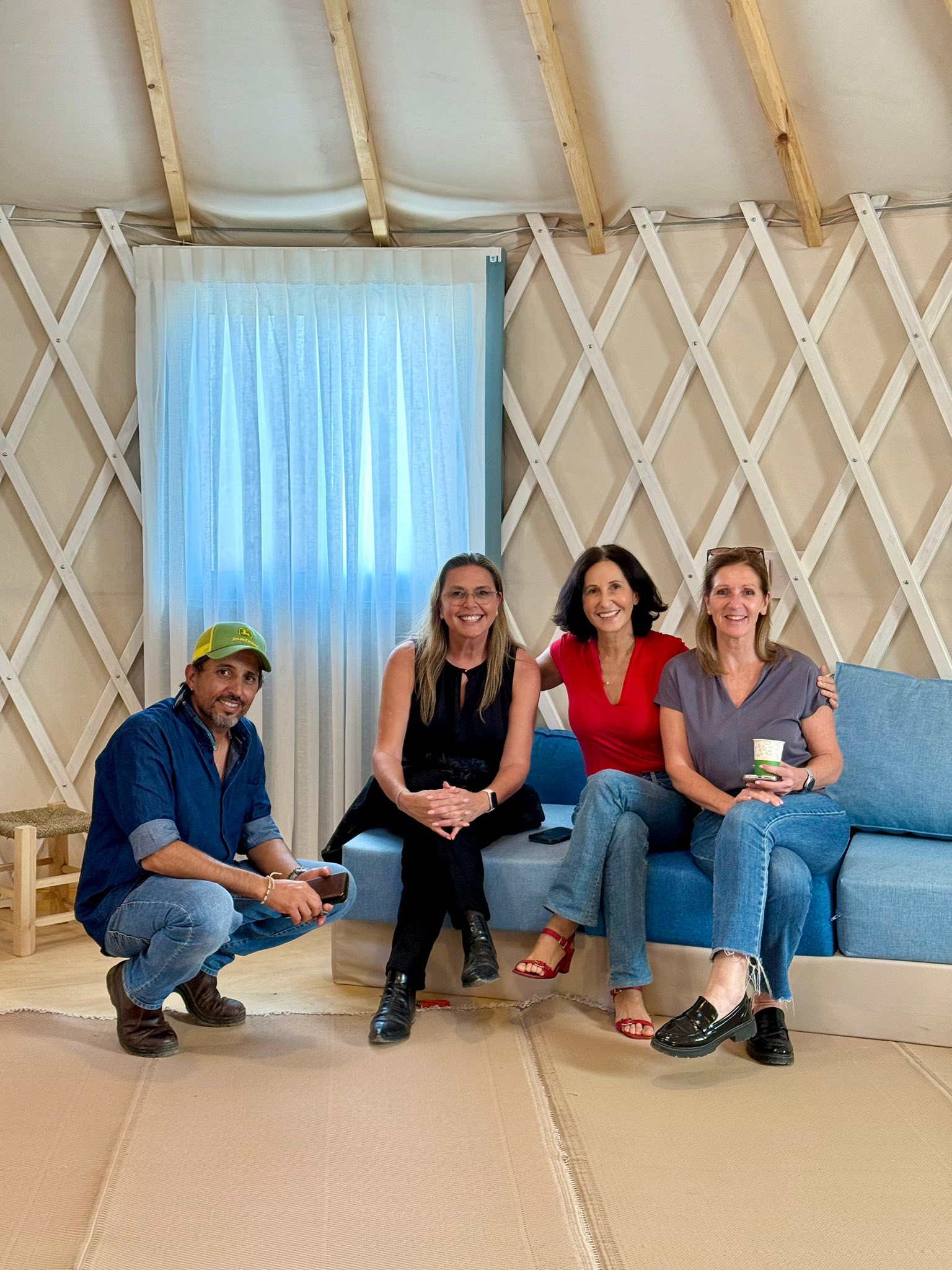 היום חנכנו מתחם מיוחד נוסף שהקמנו בחווה החקלאית