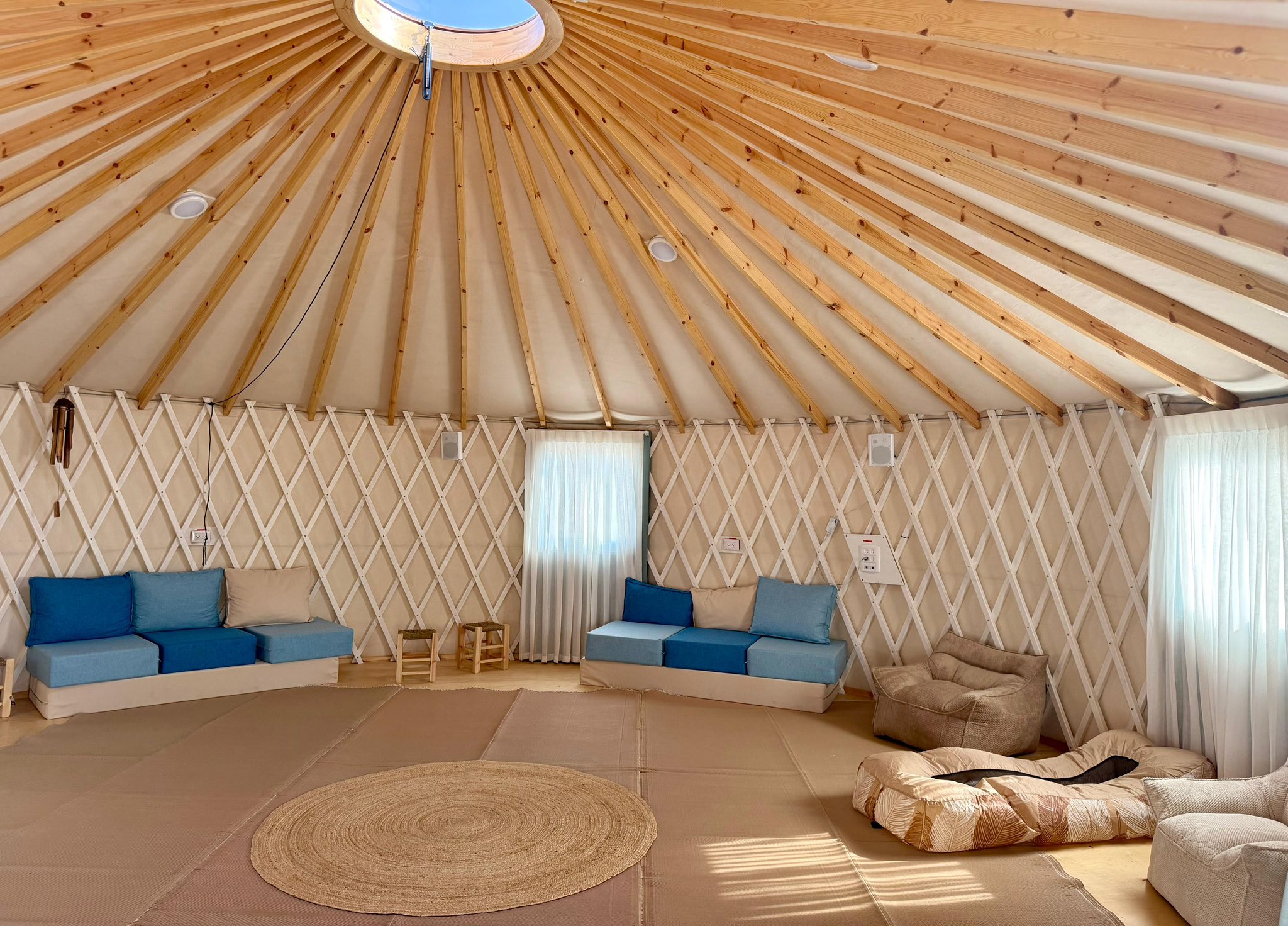 היום חנכנו מתחם מיוחד נוסף שהקמנו בחווה החקלאית