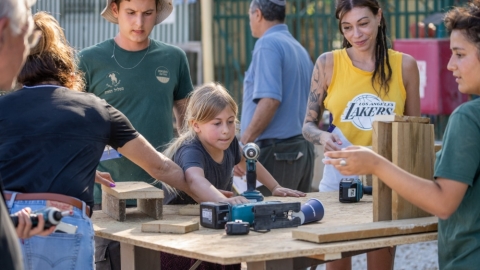 פעילות נגרות ביריד היזמות והחדשנות של דרום השרון.jpg