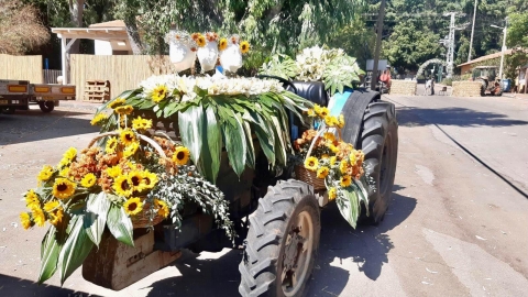 טרקטור מקושט בפרחים.jpg