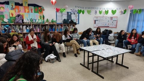 תלמידי דרום השרון בכנס הכשרה של שגרירי לקט ישראל למנהיגות ירוקה10.jpg